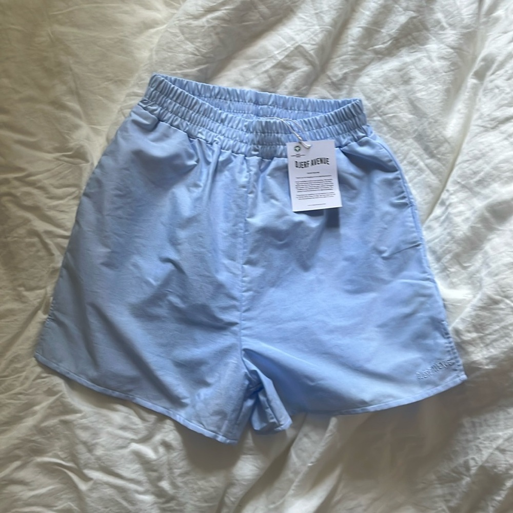 NWT Djerf Avenue Breezy Shorts in blue - Picture 5 of 12
